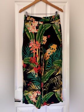 Zara Tropical Print Pants